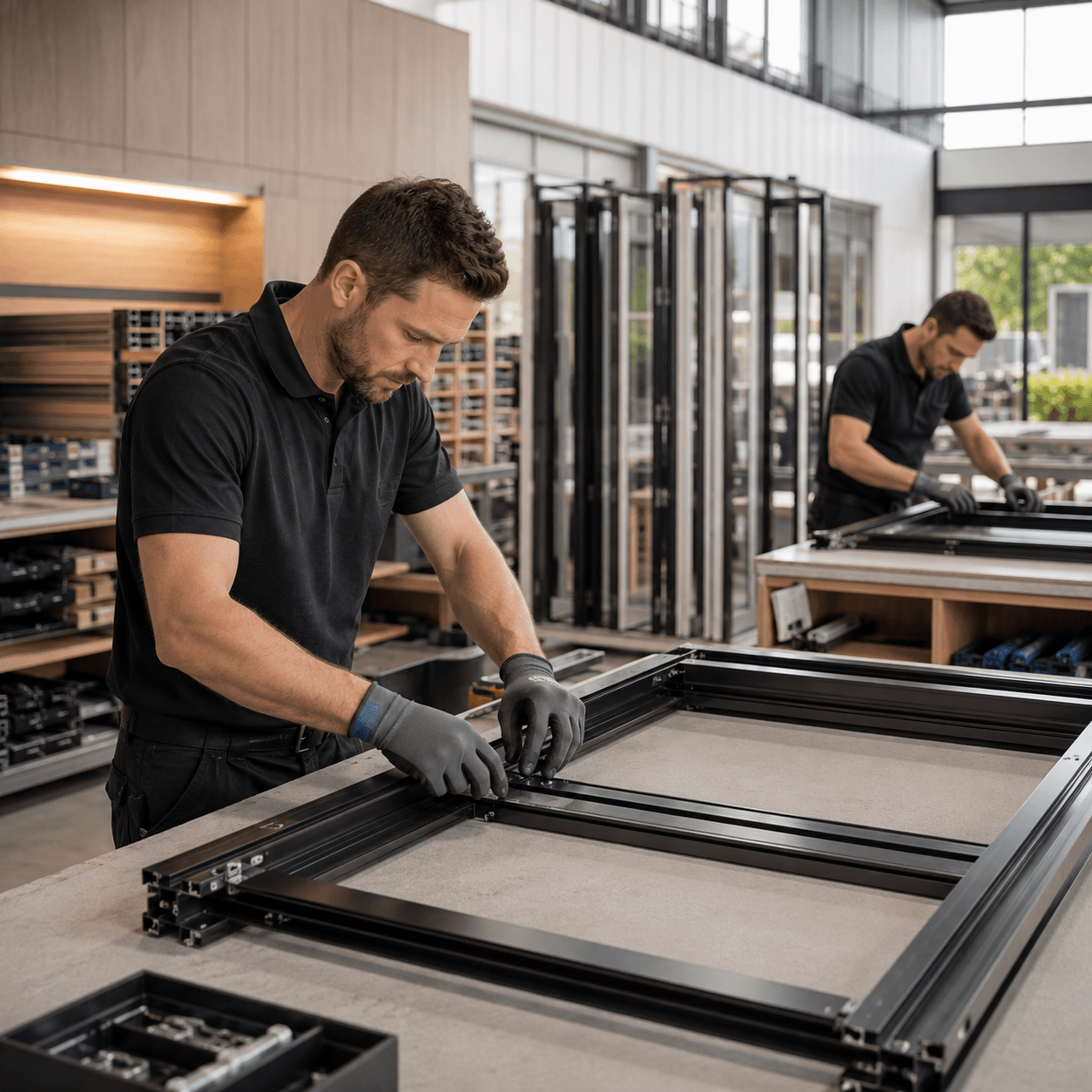 Manufacturing windows and doors to size